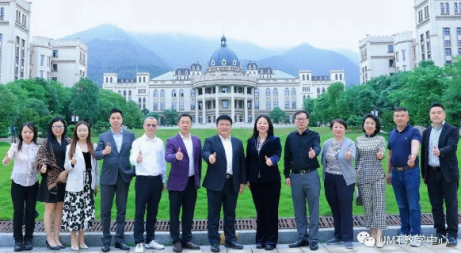 UMT2023参访第6站|教学中心主任刘松艳、胡昆鹏一行到广东工商职业技术大学参观考察